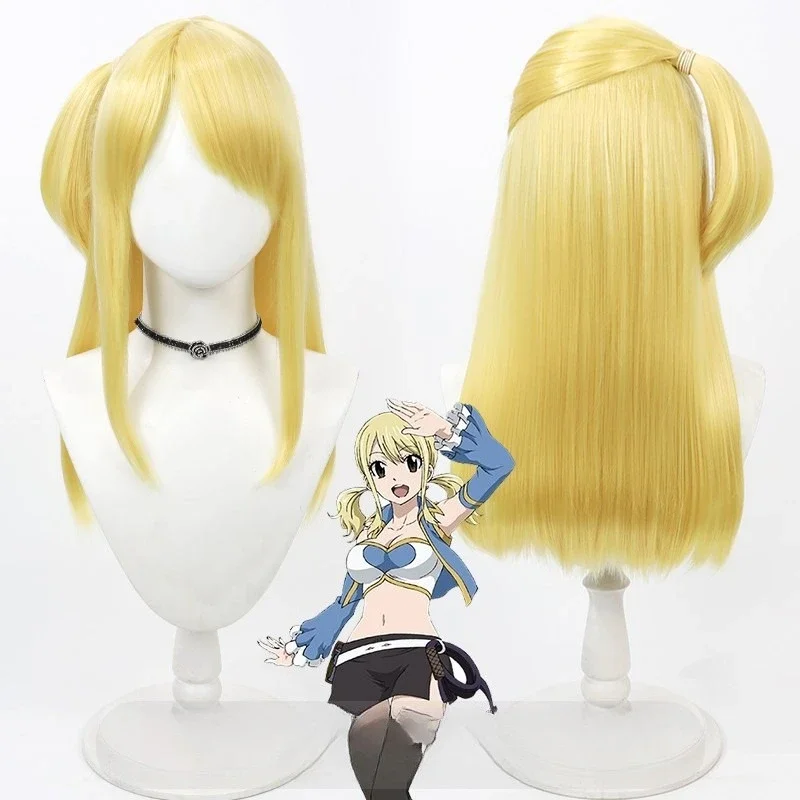 

Perruque de Cosplay queue de fée Lucy Heartfilia, аксессуары для костюма любого световая воздушная площадь Anime, cheveux synthétiques