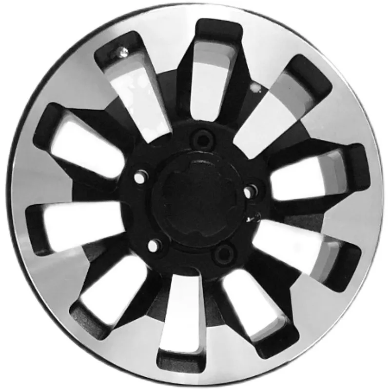 D1RC Mozzo ruota di simulazione per auto da arrampicata in metallo da 1,9 pollici Land Rover Defender Edizione 70th Anniversary Ice and Fire Edition TRX4