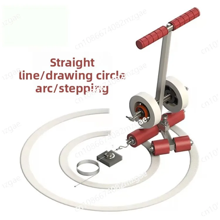 

Magic Line Tape Applicator for Courts & Parking - Circle Drawer Masking Tape Machine for Basketball Badminton Parking Spaces