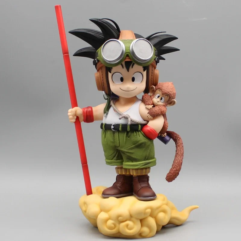 

26cm Dragon Ball Z Figure Son Goku Figures With Monkey Kids Goku Action Figurine Statue Doll Pvc Gk Collection Model Toys Gifts