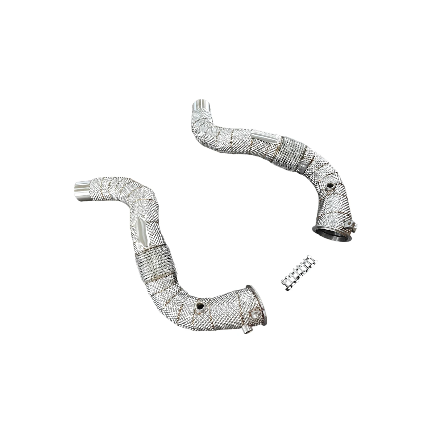 أنبوب عادم AKS Heatshield النازل لنظام رأس العادم BMW G30 550i #3