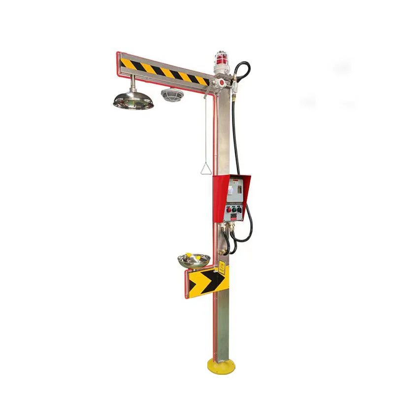 الصين صنع Yuexiang بالجملة 304 الفولاذ المقاوم للصدأ مع غطاء ABS الطوارئ التجمد التدفئة الكهربائية مركب غسل العين