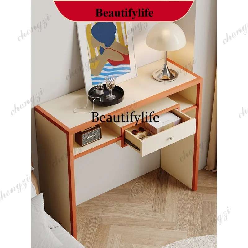 M182 Entry entrance designer model room new Chinese solid wood new side table side cabinet