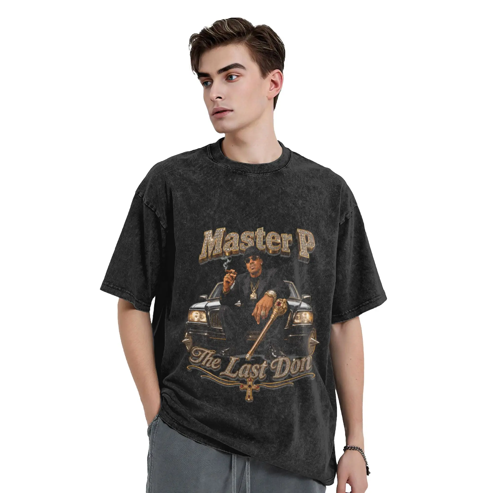 Master P The Last Don Classic Comfort A Washed T Shirt Men's Women's Oversized Cotton Tees Tops