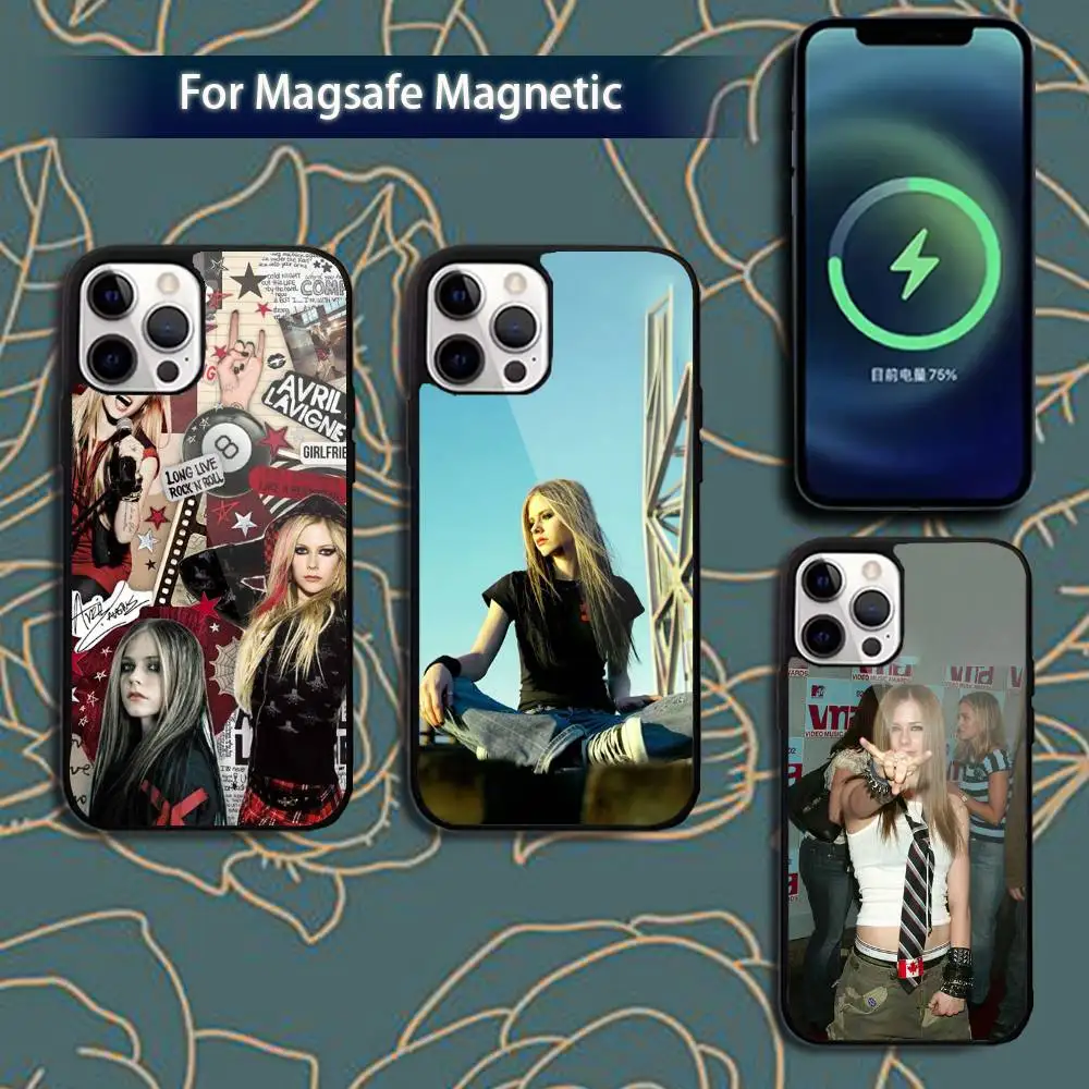 

Singer A-Avril L-Lavigne Phone Case For iPhone 17,16,15,14,13,12,11,Pro,Max,Plus,Mini,Magsafe,Magnetic Wireless Charging Case
