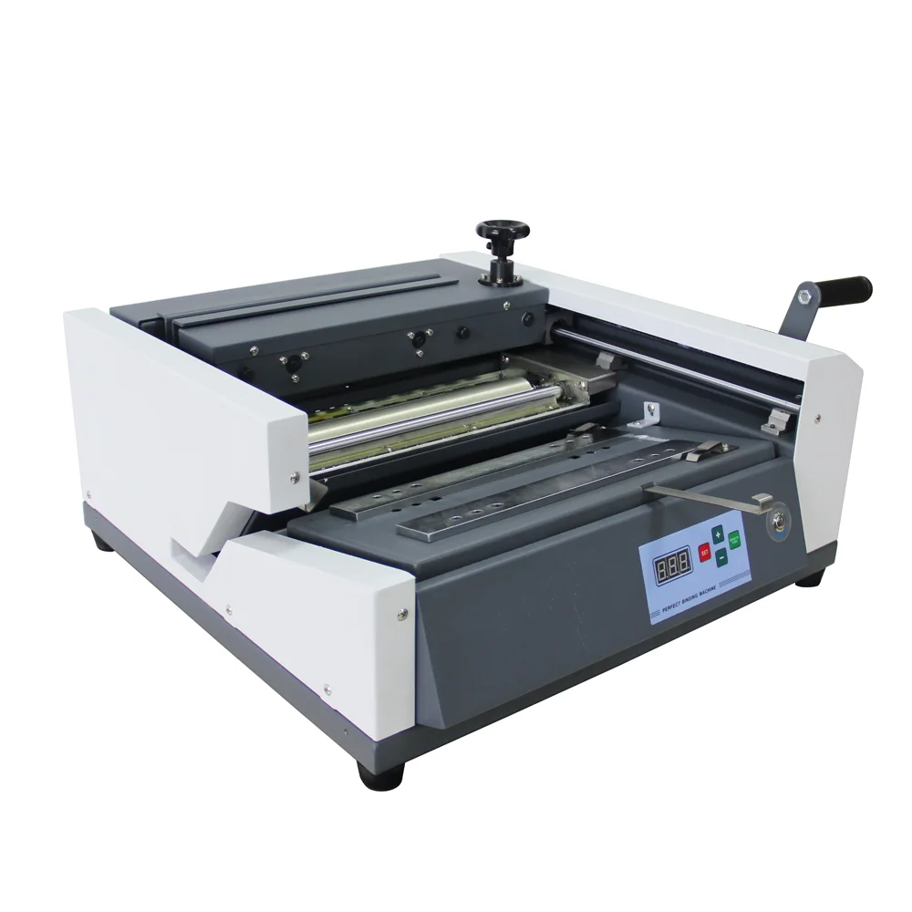 

PB380 A4 Desktop Hot Melt Glue Book Binding Machine With Cheaper Price