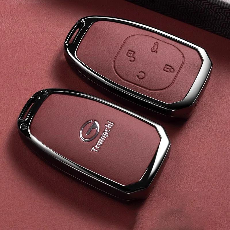 Autoschlüsseletui für GAC Trumpchi GS3 GS4 Emzoom GS8 Emrow Mbao GN8 Empow Emkoo Schlüsselanhänger Cover Shell Gehäuse Halter Fob Zubehör – Detail 8