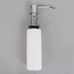kitchen Sink Liquid Pump Soap Dispensers Stainless Steel 330ML Liquid Soap Bottle Mount Hand Pressure Dispenser For Liquid Soap