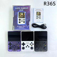 Open Source R36S Retro Handheld Video Game Console Linux System 3.5 Inch IPS Screen Portable Pocket Video Player R35S 64GB Games