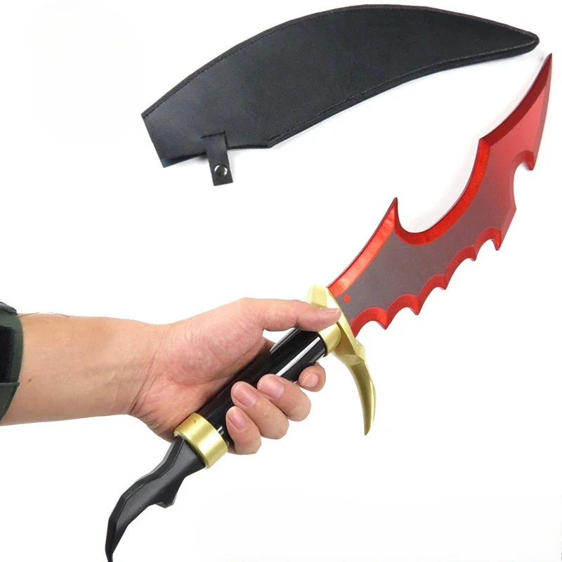 60.5cm Anime Solo Leveling Peripherals Knight Killer Bamboo Knife with Holster Cosplay Prop Collectible Weapon Ornaments Toys