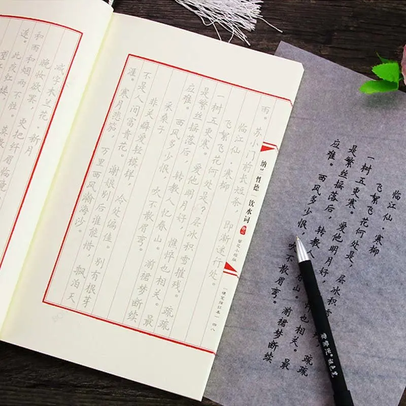 Handwriting Magic Copy Book Free Wiping Adult Writing Practice Chinese Copybook for Calligraphy Classical Poem Literature