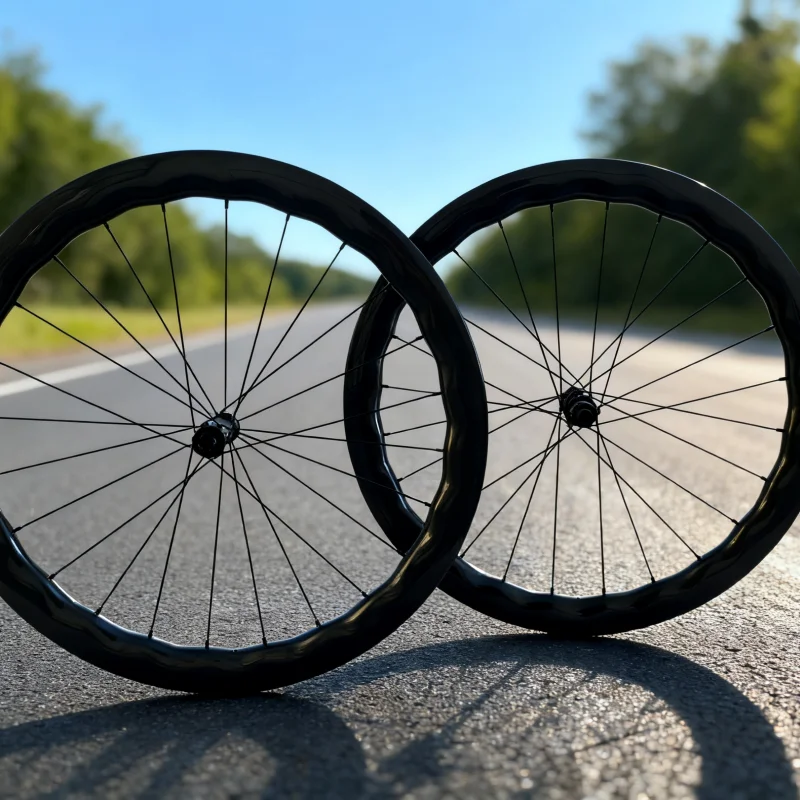 

700C carbon wheelset road bike Ratcher 36T hub 50mm tubeless rims UD Wave Carbon Disc Brake Bicycle Wheels