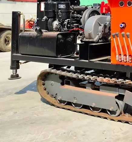 Customized Wheeled Portable Diesel Water Well Drilling Rig 200m Capacity