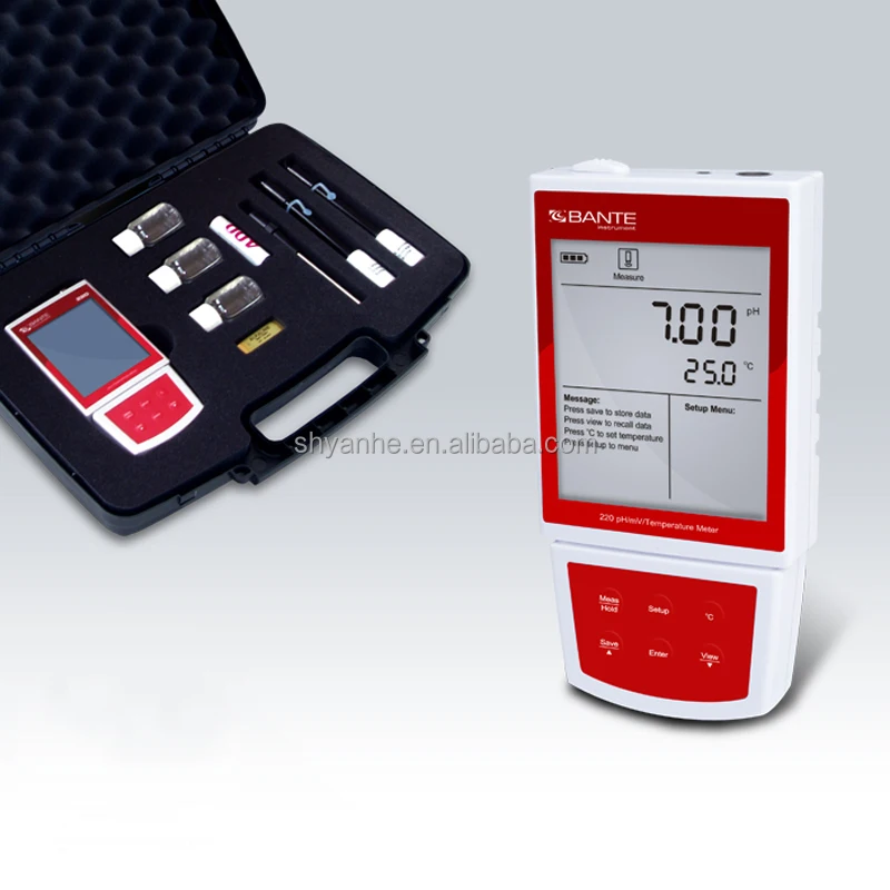 

Портативный анализатор PH крови Bante220, USB тестер для лабораторий