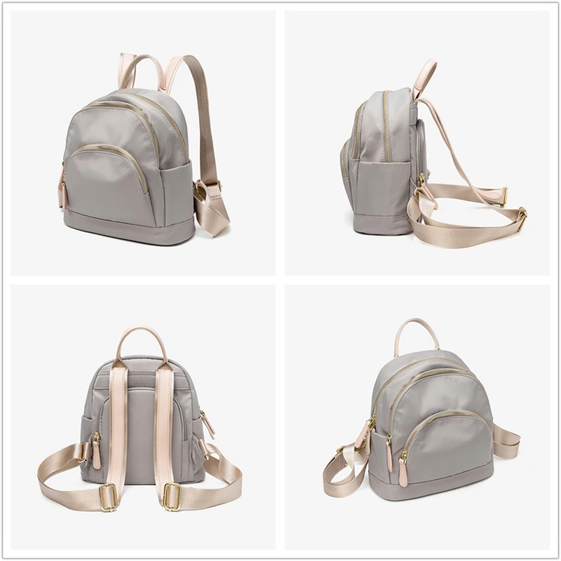 Mała torba podróżna Kobieta Mini Śliczne torby Plecaki z tkaniny Oxford dla dziewczynek Oryginalny design Casual Canvas Bagbacks Moda Codzienne użytkowanie