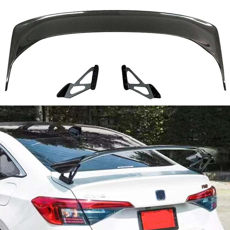 Gen 11 Type R Style Carbon Fiber Fibre Rear Wing Spoiler For Honda Civic 11th FL1 FE1 FL4 FL5 2022-2023