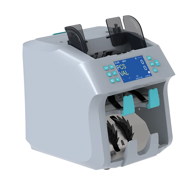 Detector 2-pocket valuta discriminator teller geld telmachine ST-3800 Dual CIS bankbiljet