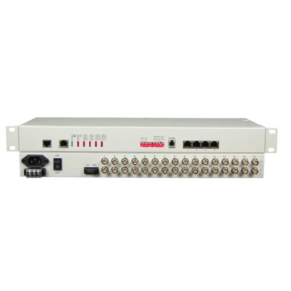 FOM-16E116 E1 PDH Fiber Optical Multiplexer fiber optical equipment Pakistan Indonesia Vietnam approved by JAZZ ZONG