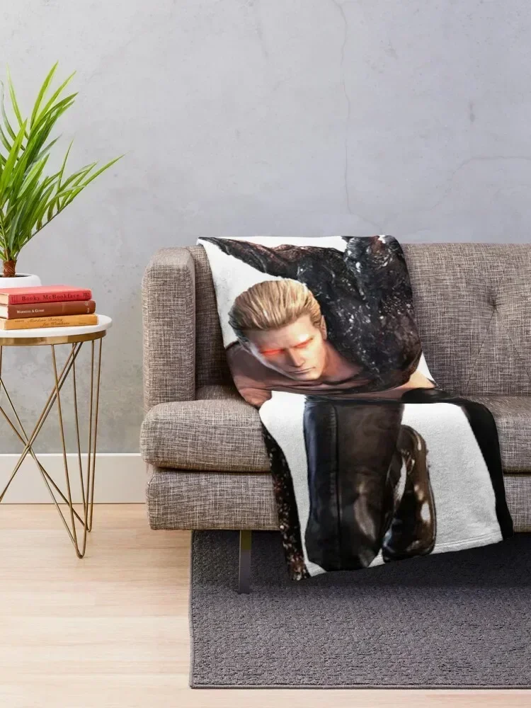 Albert Wesker Throw Blanket Beach Quilt Blankets