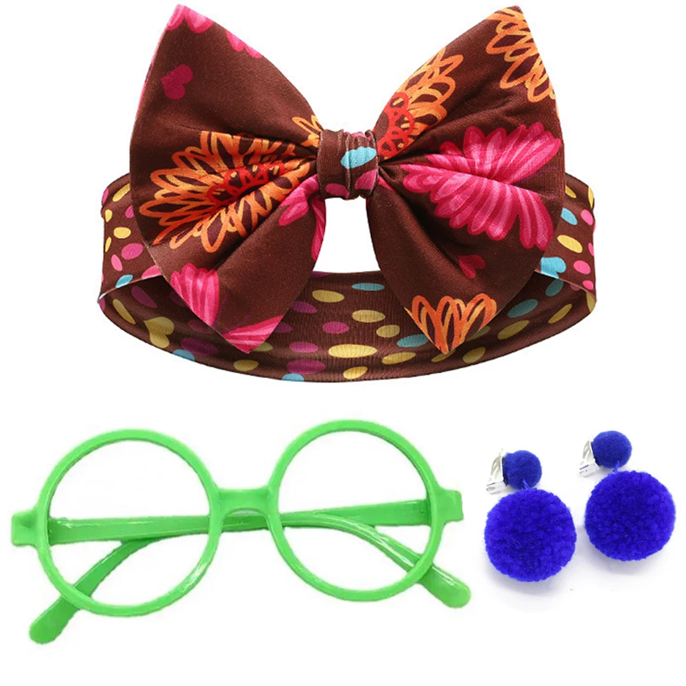 Encanto Sommer-Cosplay-Kleid mit Accessoires für Mädchen, Feenprinzessinnenkleid, Kindergeburtstagsgeschenk, Auftritts-Kostüm, Karnevalsparty – Detail 5