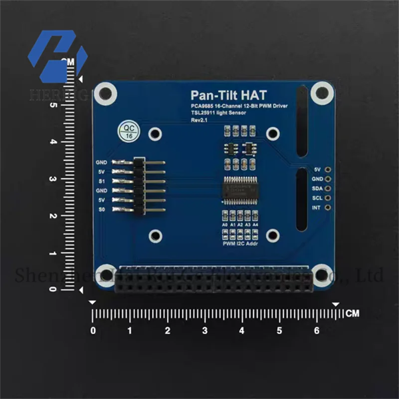 Placa de expansão gimbal Raspberry Pi de dois graus de liberdade
