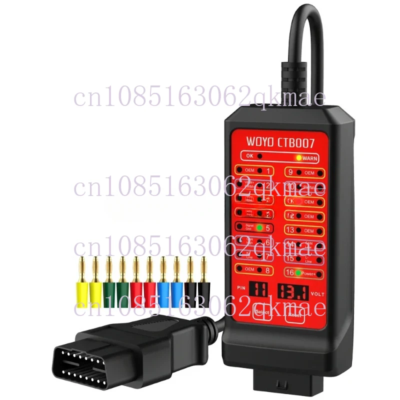 

WOYO CTB007 CAN Tester Pin Settings Diagnostic Tool OBD2 16Pin Break Out Box Communication Detection Auto ECU Diagnosis Scanner