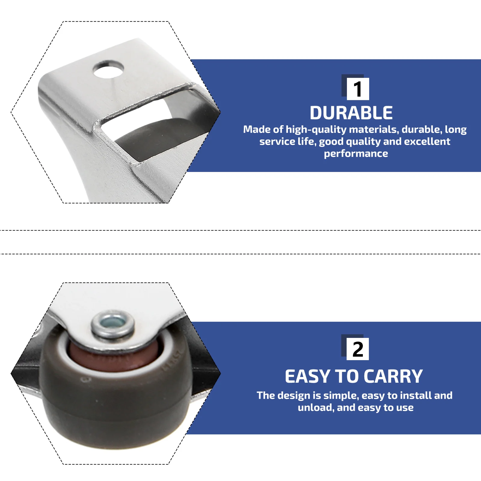 4 Pcs Roller Orientation Wheel Directional Furniture Casters Silent Table Castor Wheels Mute Tatami Movable Rubber Runner Fixed