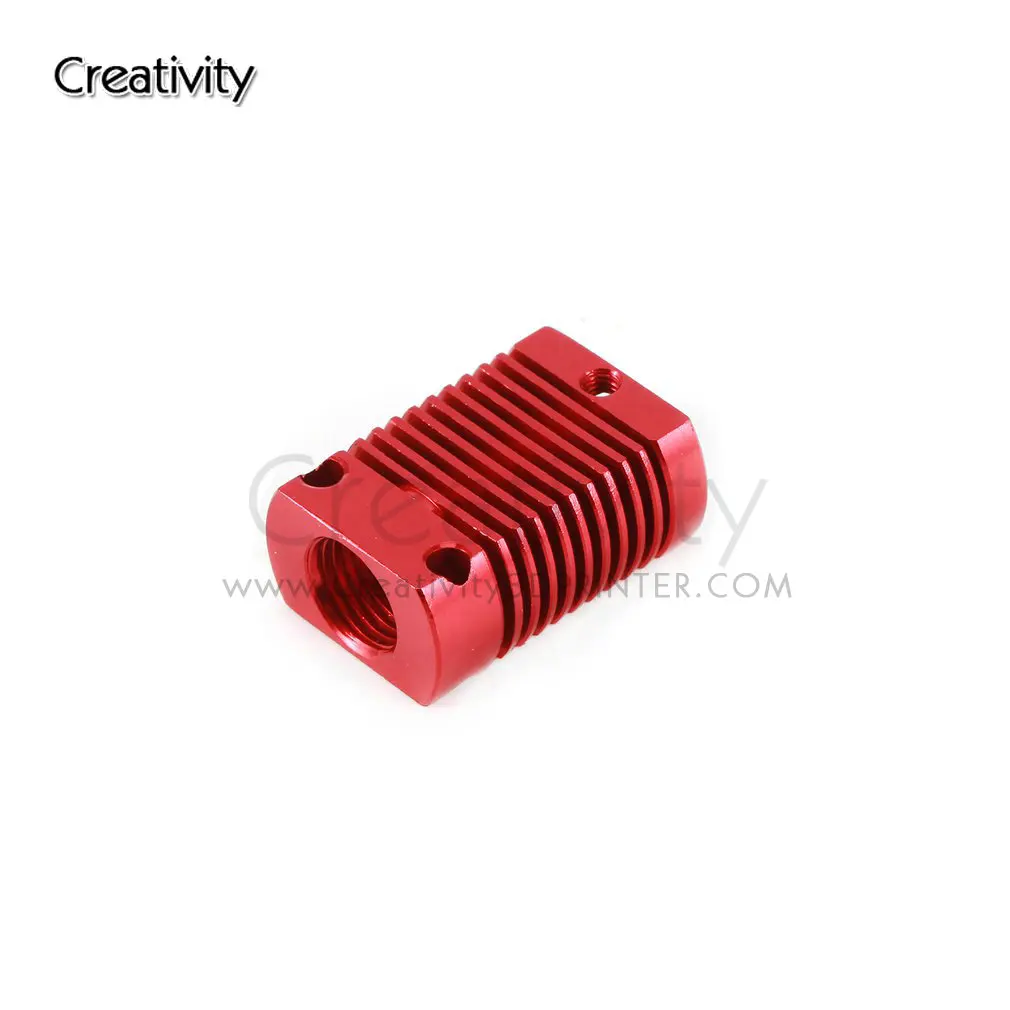 Creativity 2PCS 3D Printer Parts CR-10 Heat Sink Hot End Radiator Long Distance for 1.75mm 3.0mm Filament