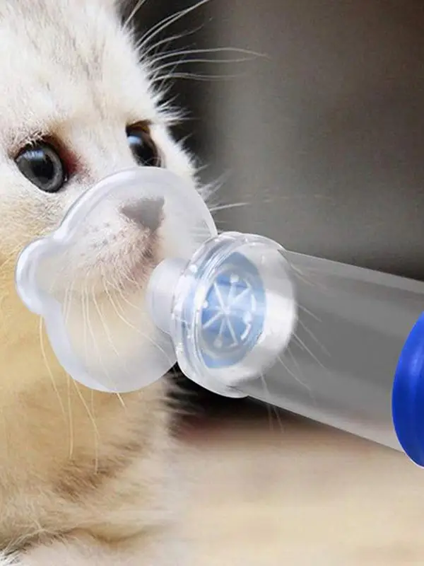 Manual Cats Dogs Nebulizer for Breathing Problem Aerosol Inhaler Spacer Chamber Nebulizer Mask for Animals And Human