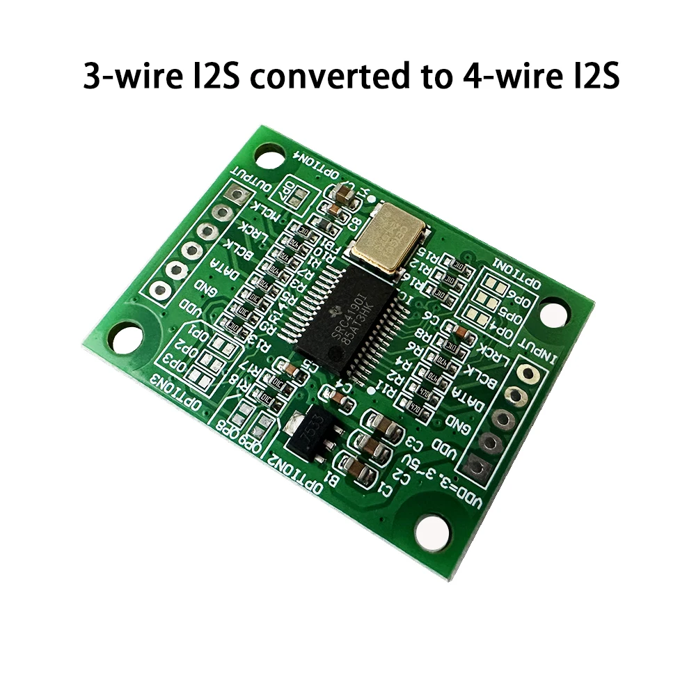 SRC Sampling Frequency Up-and-down Conversion / 3-wire I2S To 4-wire I2S/IIS Format Conversion