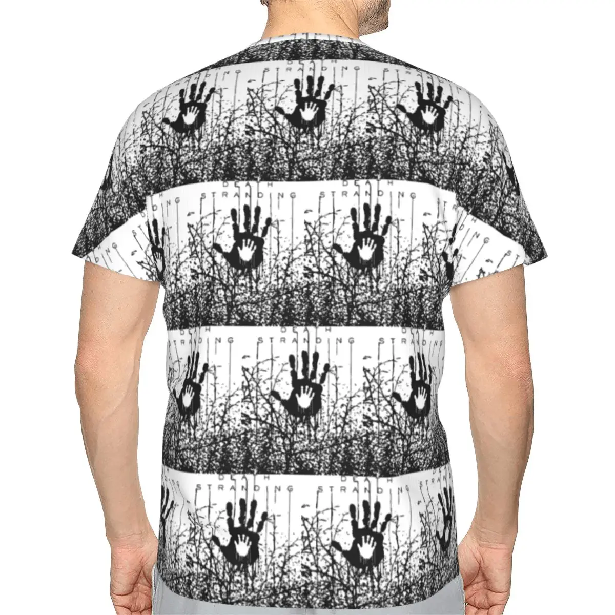 In The Forest Death Stranding Game For Fans 100% Cotton T-Shirt Men'sClassic T Shirts Men O-Neck Short Sleeve