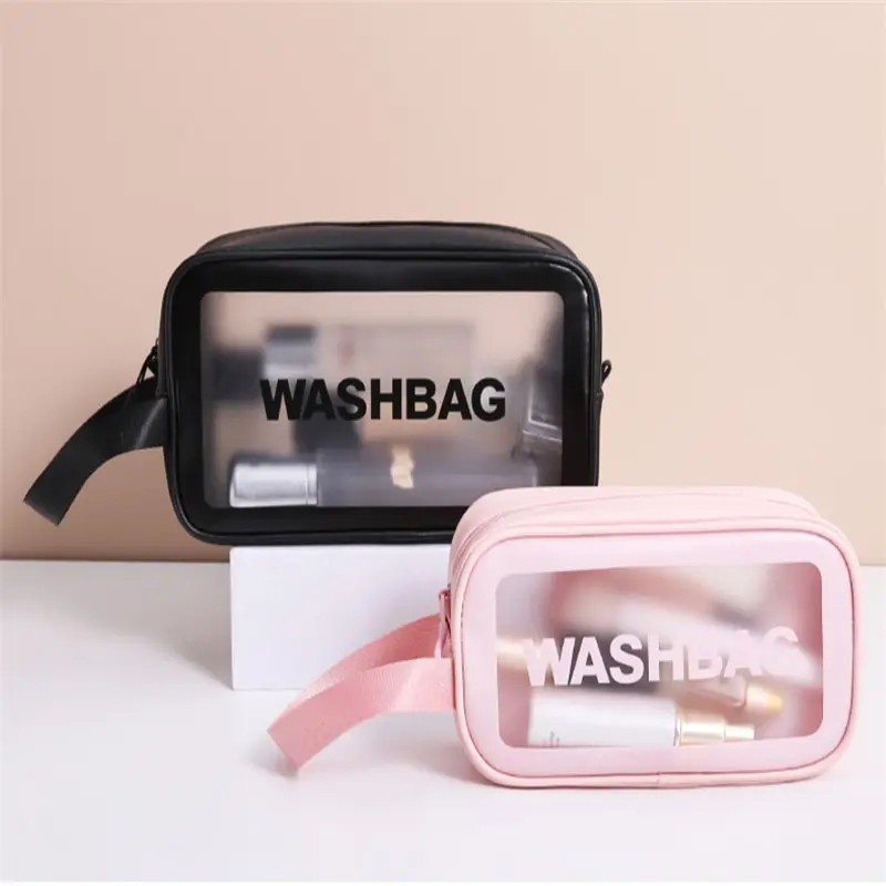 

Portable Travel Wash Bag Female Transparent Waterproof Makeup Storage Pouch Large Capacity Cosmetic Organizer Beauty Women Case