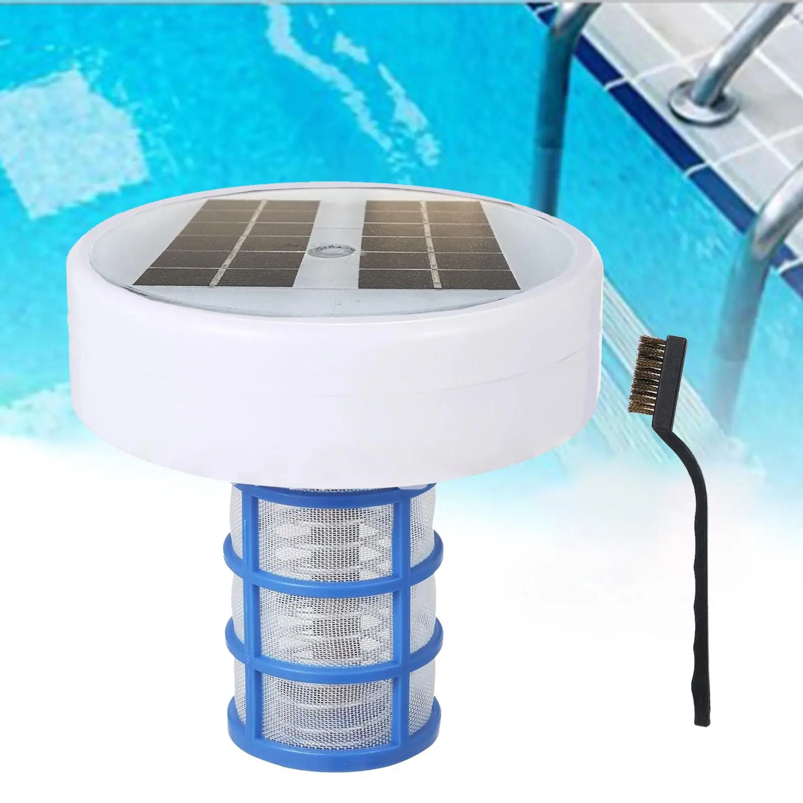 

Solar Powered Pool Ionizer Pool Cleaner for Baths Water Parks Swimming Pools