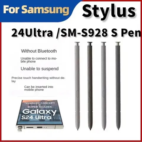 For Samsung S24Ultra Active Touch Screen S Pen Handwriting Mobile Phone Capacitive Stylus  With Replaceable Pen Tip No Bluetooth