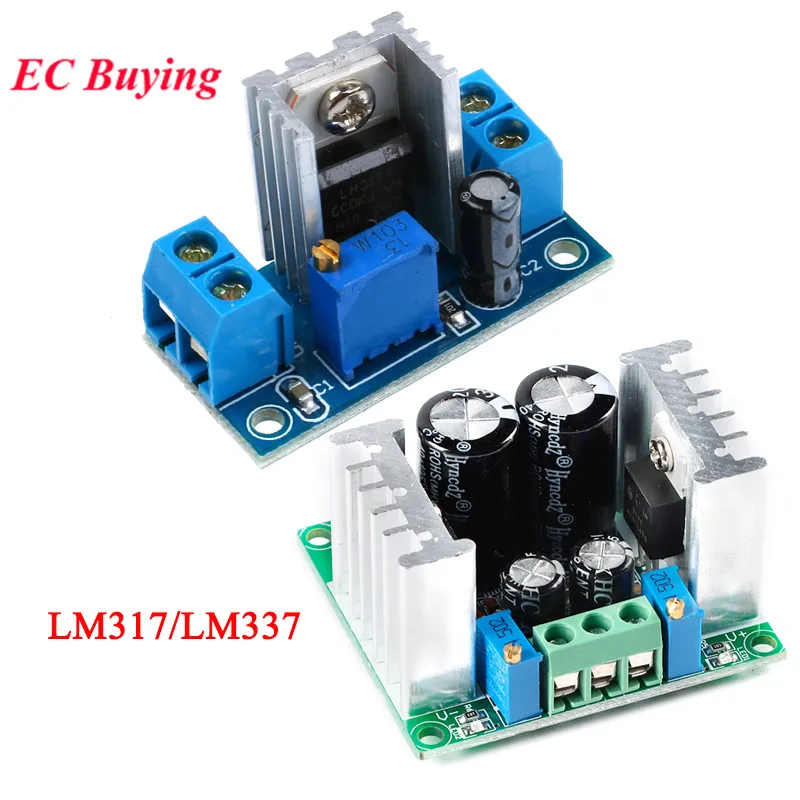 LM317/LM337 AC-DC Adjustable Converter Front-stage Positive Negative Rectifier Filter Board OP Amplifier Regulator Power Module