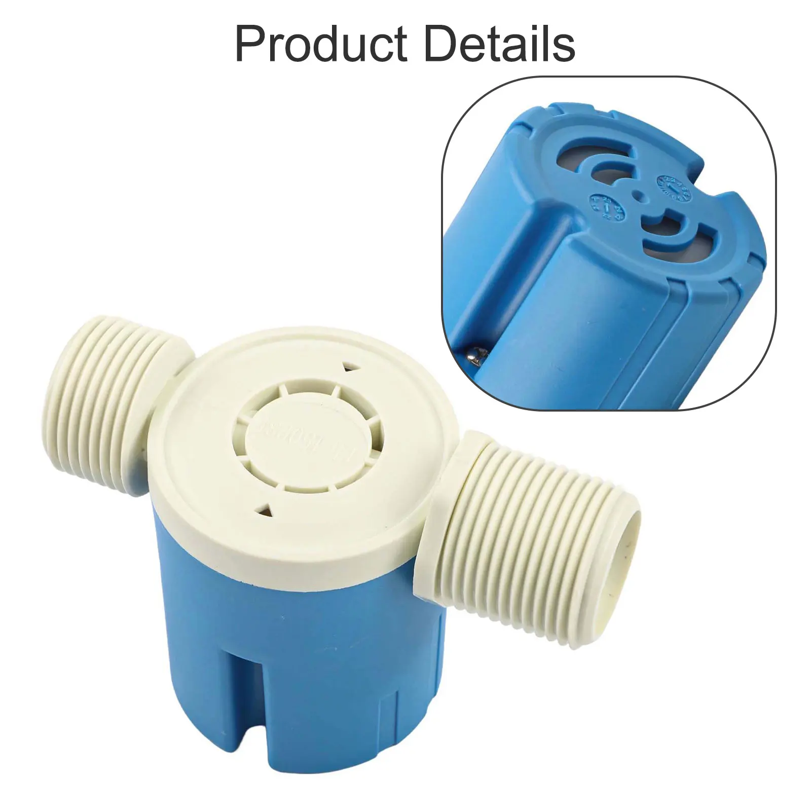 Float Valve Automatic For water Level Control Valve DN25 Plastic For water Inlet Valve for For water Tanks and For water Systems