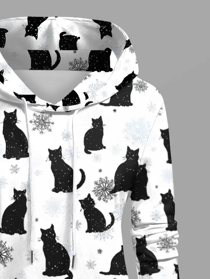 Plus Size Women\'s Sweatshirt Gothic Skull Skeleton Flower Book Printed Pullover Long Sleeves Hoodie 3D Graphic Pullover Tops