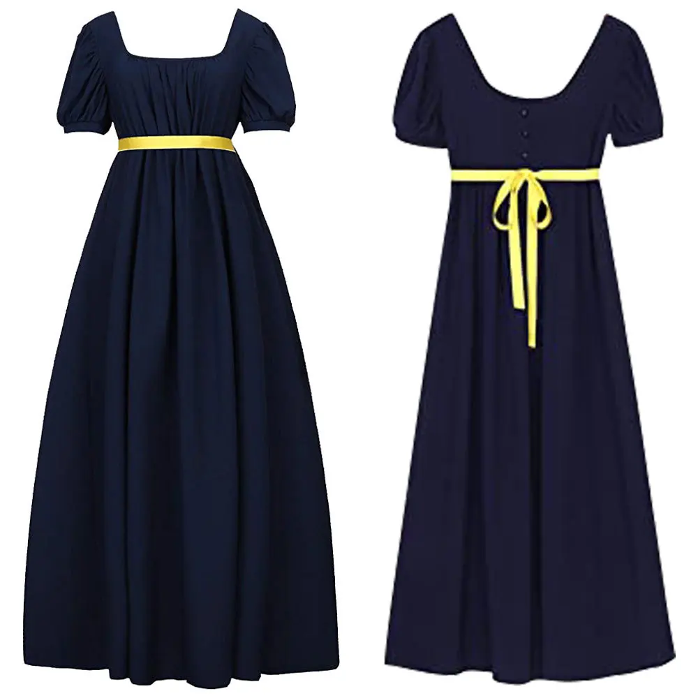 Robe Victorienne Médiévale pour Femme, Costume de Cosplay, Robe de Bal de Princesse