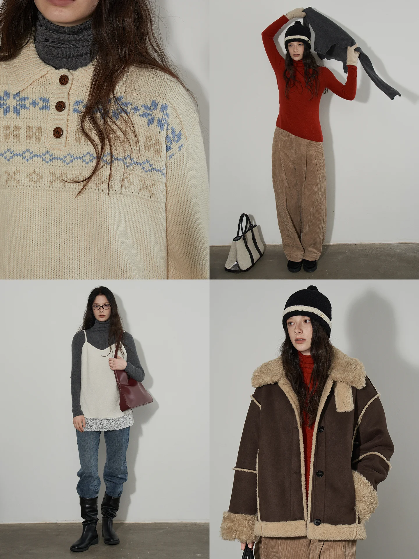 

Lofi Choose Women's High Ne Knitted Slim Fit Base irt Soft Cozy Winter New Sle Faionable Inner Wear Top