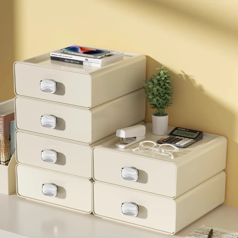 

Настольный ящик для хранения офисной работы, настольный органайзер, контейнер для компьютера, пластиковые штабелируемые ящики, органайзер для косметики, держатель Ins