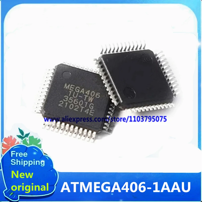 5 SZTUK/PARTIA ATMEGA406-1AAU MEGA4061-TW MEGA406 1U-TW QFP48 100% Nowe i Oryginalne