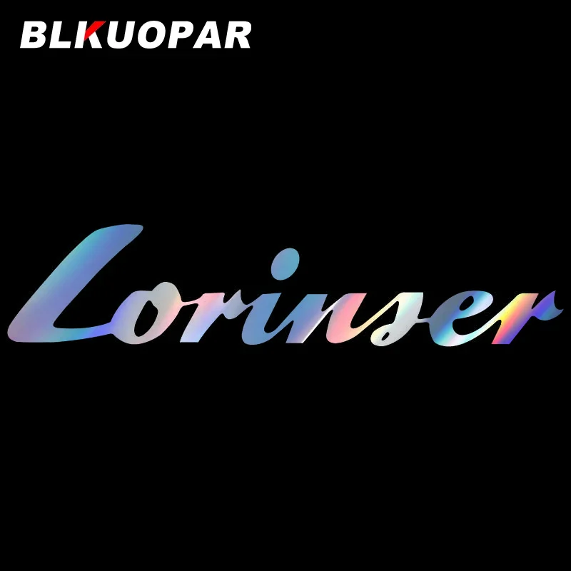 

BLKUOPAR For Lorinser Car Stickers Laser Creative Sunscreen Waterproof Decals Occlusion Scratch Die Cut Motorcycle Vinyl