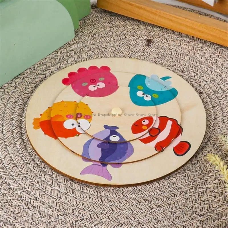 Toy jeu jeu puzzle en bois d'apprentissage