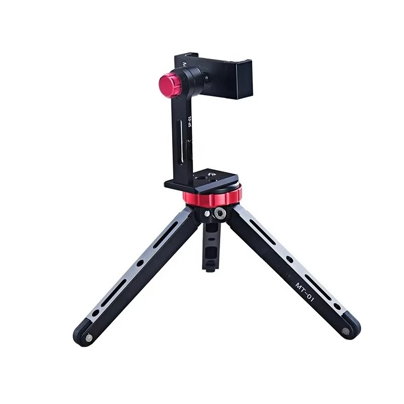 MT-01 + SP-01 Suporte universal de alumínio para telefone de mesa Suporte para celular