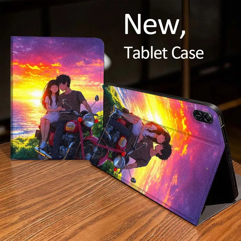 

Motorcycle Couple Anime For Huawei MatePad Air SE Pro M6 M5 M2 T10s T5 10 11 12.6 11.5 12 X 10.8 Inch 10.1 Tablet Case