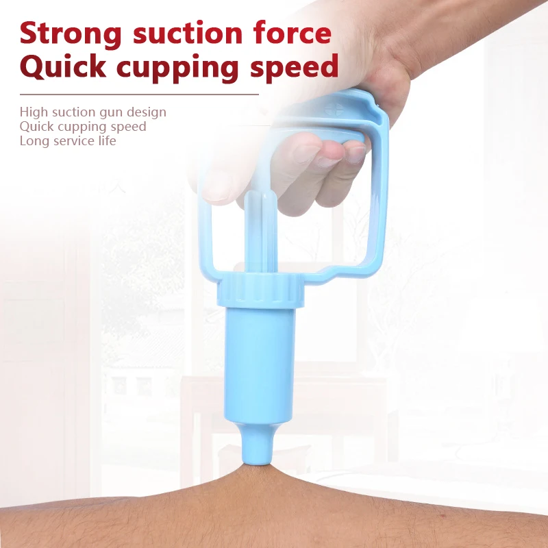 Chinese Medical Vacuum Cupping Device Air Suction Pump Body Cupping Therapy Cups Back Arm Massage Aids Air Extraction Accessorie