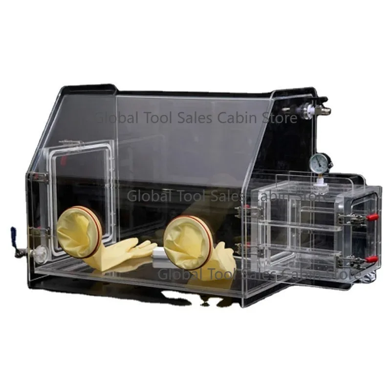 Acrylic Glove Box Transparent Nitrogen Protected Laboratory Inert Gas for Test Chamber Vacuum Glove Box for Research And Testing