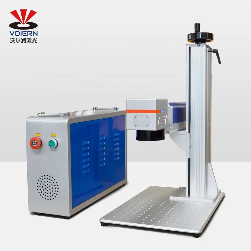 Widely Used Laser Printing Machine On Metal Portable Fiber Laser Marking Machine Raycus Laser Device