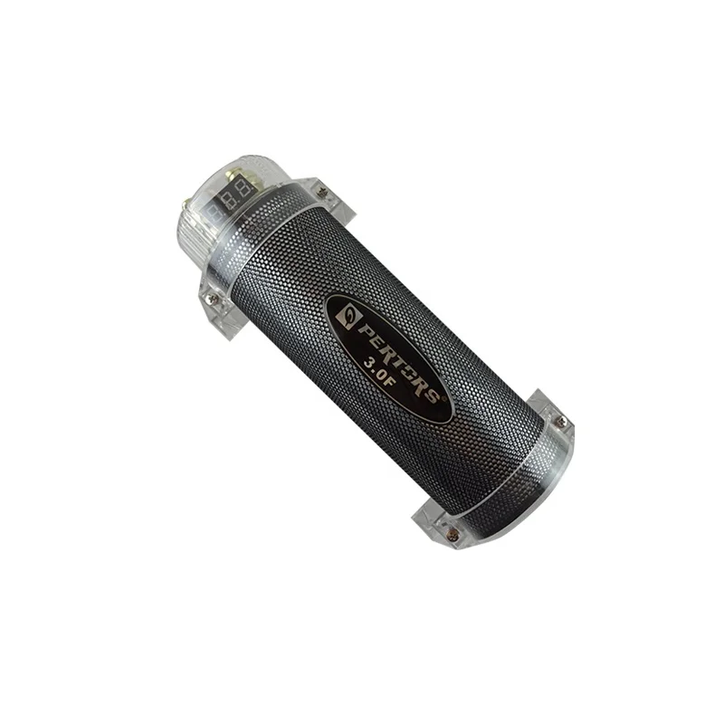 Professional Car Audio Digital Display Capacitor QPERTORSD D602 3.0F Stabilize voltage filter noise Car Audio Accessories