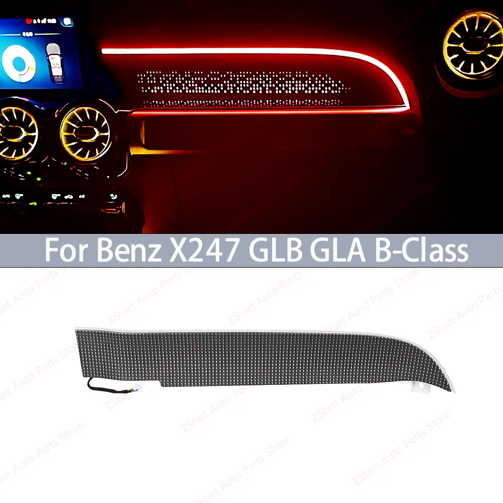64 Colour LED Starry Sky Co-Pilot Light For Mercedes-Benz W247 X247 GLA Car Interior Starlight Decorative Panel  Ambient Light